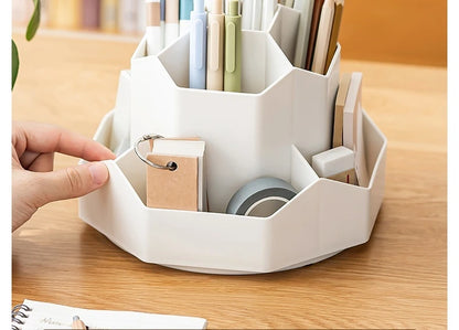 Rotating Pen Holder - Large Capacity 360 Degree Desk Organizer for Students - ZOOMNSTORE