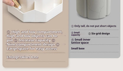 Rotating Pen Holder - Large Capacity 360 Degree Desk Organizer for Students - ZOOMNSTORE