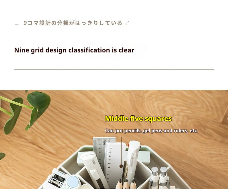 Rotating Pen Holder - Large Capacity 360 Degree Desk Organizer for Students - ZOOMNSTORE