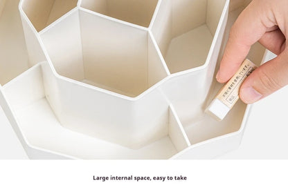 Rotating Pen Holder - Large Capacity 360 Degree Desk Organizer for Students - ZOOMNSTORE