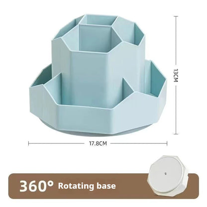 Rotating Pen Holder - Large Capacity 360 Degree Desk Organizer for Students - ZOOMNSTORE