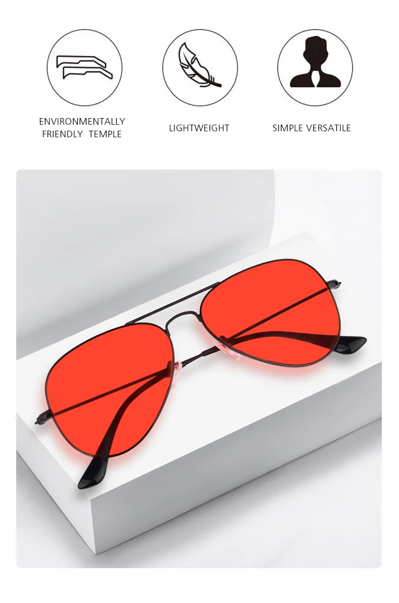 Round Blue Light Glasses – Unisex Oval Eyeglass Frames with Blue Light Blocking Lenses - ZOOMNSTORE