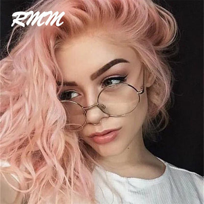 Round Metal Glasses - Unisex Plain Alloy Frame Eyeglasses for Wedding Party - ZOOMNSTORE