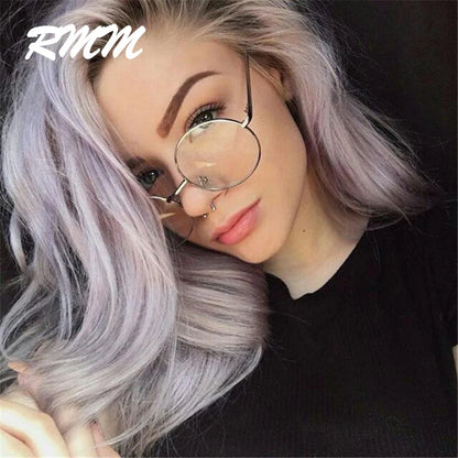 Round Metal Glasses - Unisex Plain Alloy Frame Eyeglasses for Wedding Party - ZOOMNSTORE