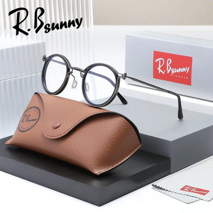 Round Reading Glasses Unisex - Circular Frame Plastic Lens Readers for Eye Strain - ZOOMNSTORE