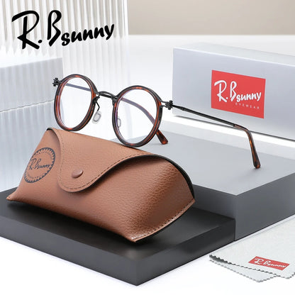 Round Reading Glasses Unisex - Circular Frame Plastic Lens Readers for Eye Strain - ZOOMNSTORE