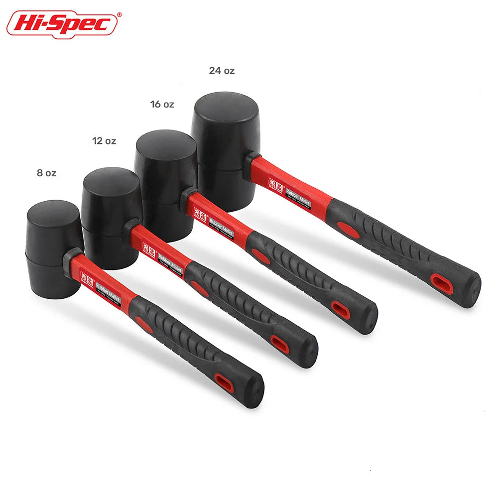 Heavy Duty Rubber Mallet - Double Faced Mini Hammer 8121624 Oz - ZOOMNSTORE