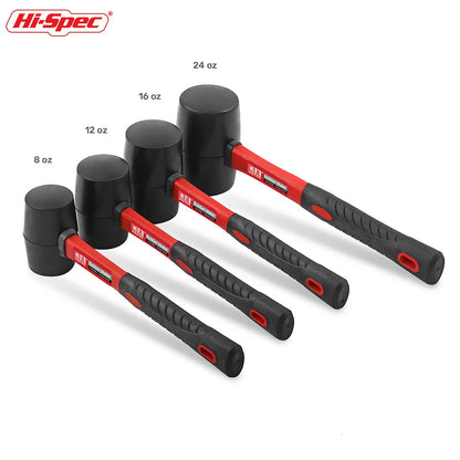 Heavy Duty Rubber Mallet - Double Faced Mini Hammer 8121624 Oz - ZOOMNSTORE