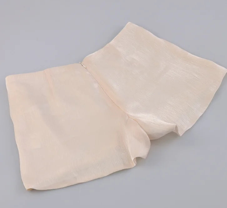 Elegant Ruched Mini Dress - Womens Lantern Sleeve High Waist Fashion 2025 - ZOOMNSTORE