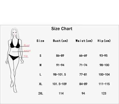 Ruffled Bikini Set Plus Size Swimwear - Push Up Cross Back Swimsuit with Skirt - ZOOMNSTORE
