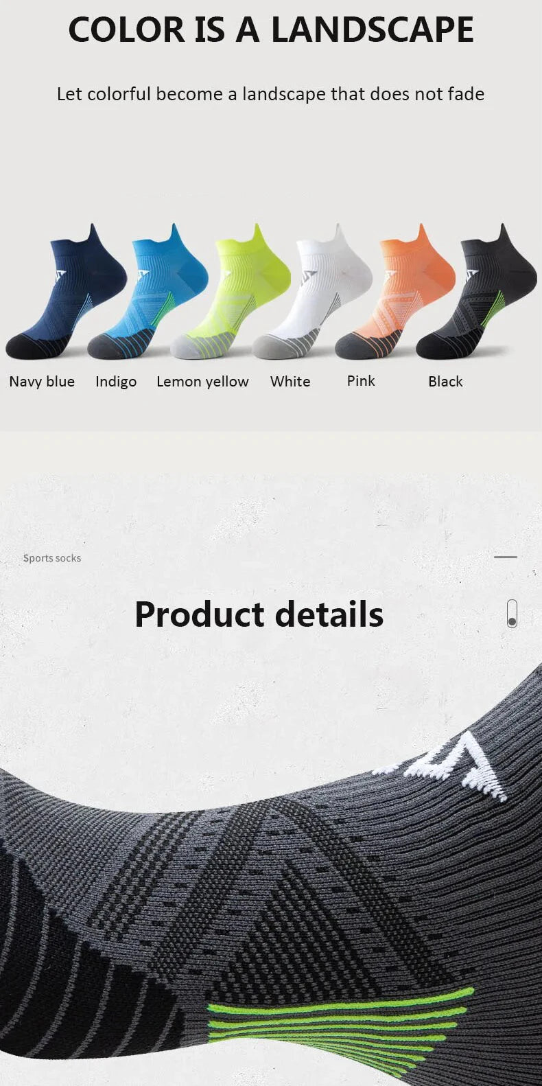 Running Ankle Socks - 4 Pairs Athletic Breathable Mesh Quick Dry Socks for Men & Women - ZOOMNSTORE