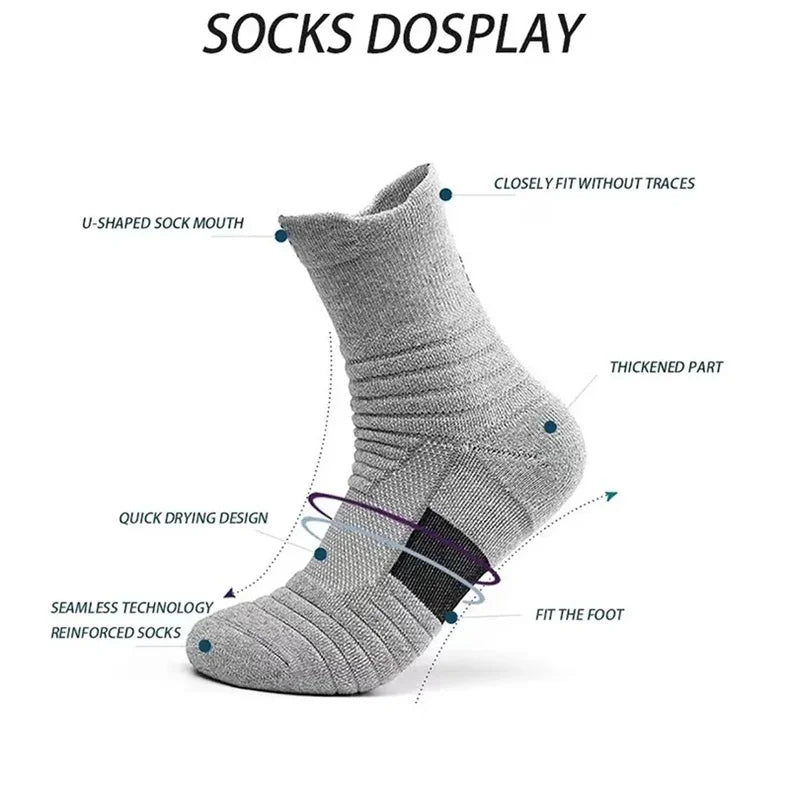 Running Ankle Socks - Cushioned Short Sports Socks for Men & Women | Breathable, Moisture Wicking - ZOOMNSTORE