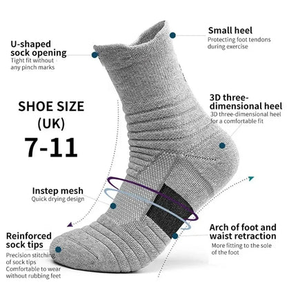 Running Ankle Socks - Cushioned Short Sports Socks for Men & Women | Breathable, Moisture Wicking - ZOOMNSTORE