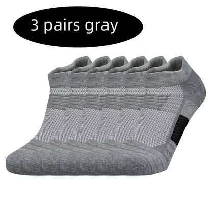 Running Ankle Socks - Cushioned Short Sports Socks for Men & Women | Breathable, Moisture Wicking - ZOOMNSTORE