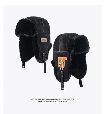Russian Ushanka Hat – Thick Winter Fur Hat With Earflaps | Unisex Ski Cap - ZOOMNSTORE