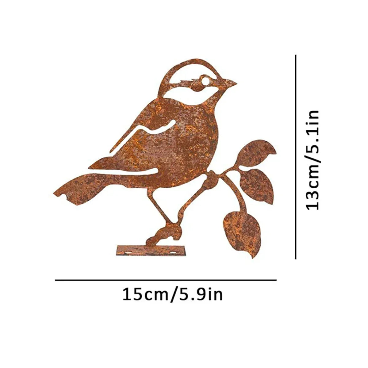Rusty Wrought Iron Cat Halloween Fence Ornament - Garden Decor - ZOOMNSTORE