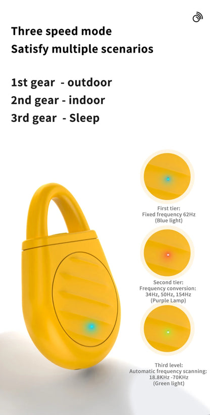 Ultrasonic Electronic Mosquito Indoor Intelligent Automatic Mosquito Repellent Portable Outdoor Camping RepellentCharging