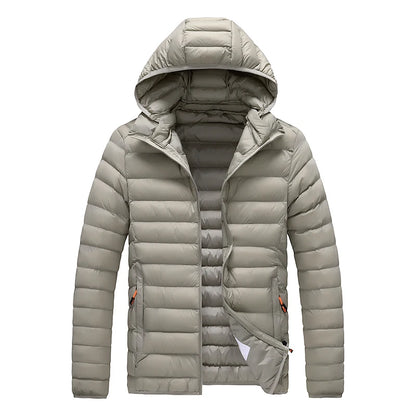 8XL Men New Autumn Winter Warm Waterproof Parkas Jacket Coat Mens Hooded Casual Outwear Detachable Hat Outfits Parkas Coat Male