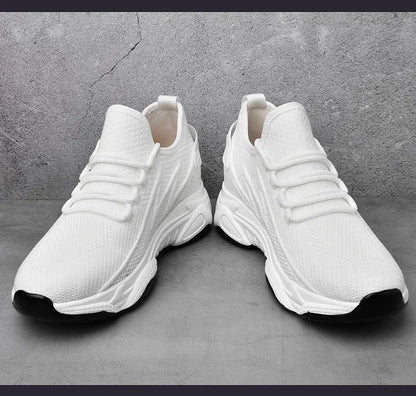 Increasing Men Sneakers Casual Heightening Shoes 8cm Height Increase Shoes for Summer Breathable 6cm Elevator