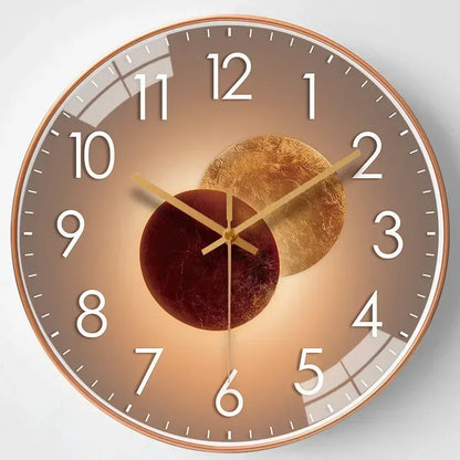 Silent Battery Operated Wall Clock - Non-Ticking Decor for Home  Office