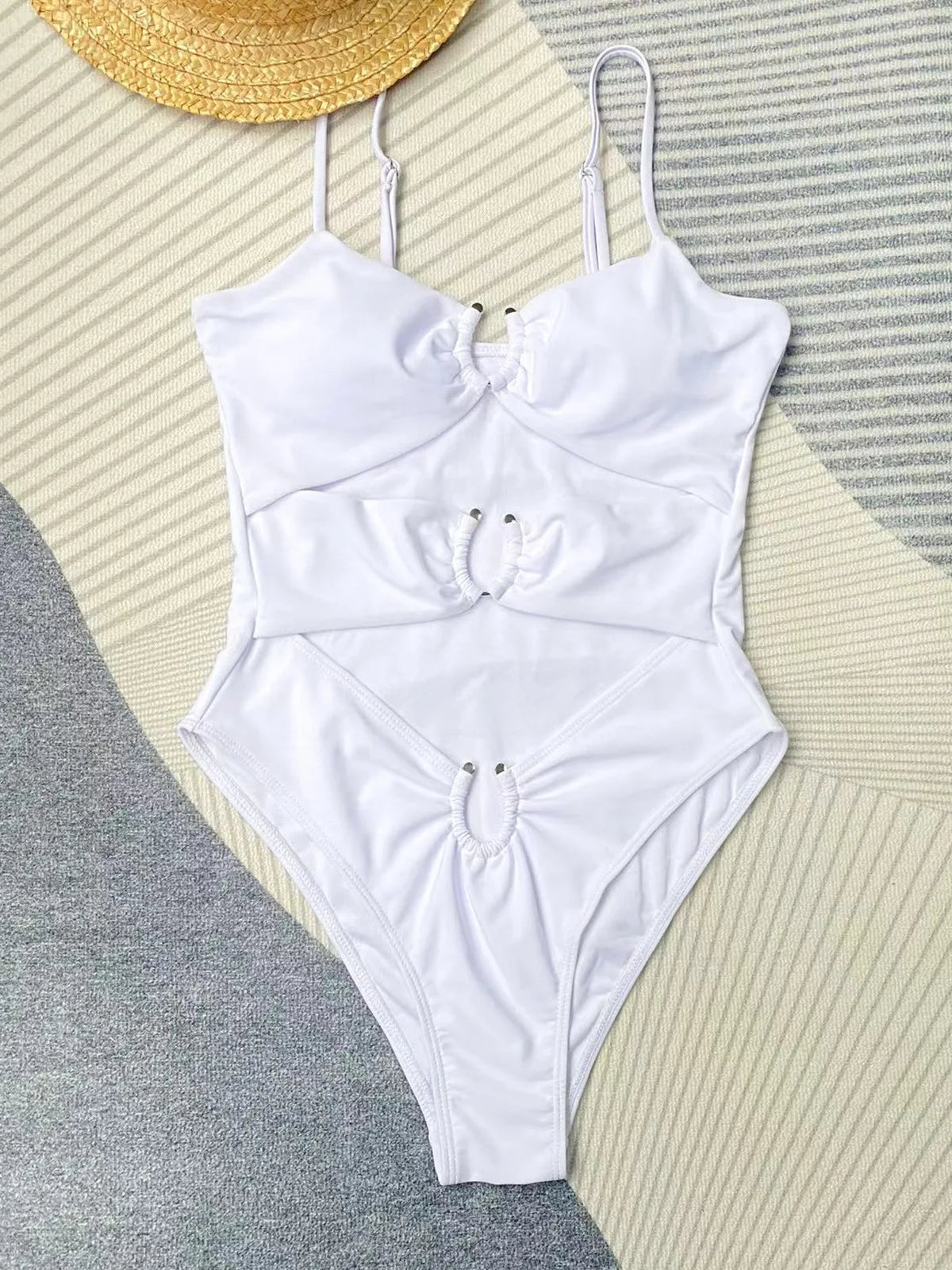 CHNMR One Piece Swimsuit for Women, Hollow Out Bathing Suit, Beach Backless Monokini, Female Brazilian Swimming Suits, New, 2024