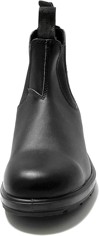 Unisex Chelsea Boots – Outdoor Non Slip Leather Ankle Height Winter Footwear