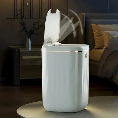 Smart Automatic Sensor Trash Can - 20L UV Induction Bathroom Wastebasket