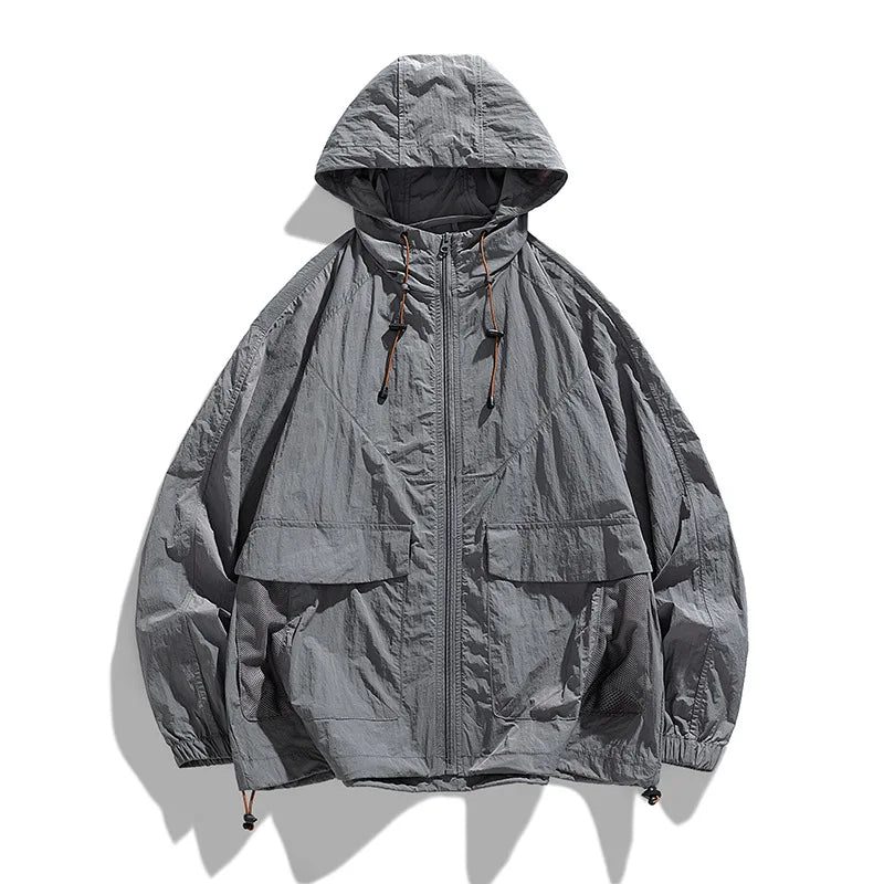 Outdoor Sun Protection Clothing Ultra-thin Anti-ultraviolet Sun Protection Clothing Breathable Sports Workwear Jacket