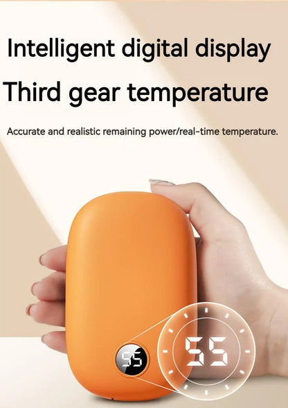 10000mAh Portable Hand Warmer USB Rechargeable 2-In-1 Power Bank Winter Electric Heater Warmer For Cold Weather