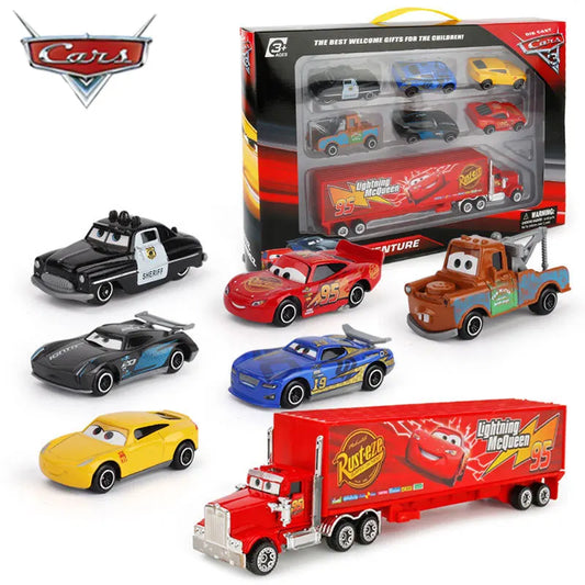 Pixar Cars 155 Diecast Car Set - Lightning McQueen  Jackson Storm Toys for Kids - ZOOMNSTORE