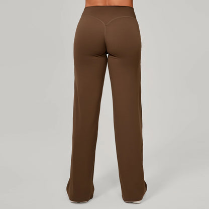 Women Yoga Pants – Soft Stretchy Fabric Full Length Leggings With Elastic Waist