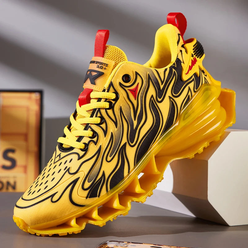 Men Casual Sneakers - Breathable Mesh Shoes With Durable TPU Outsole & Lightweight Design