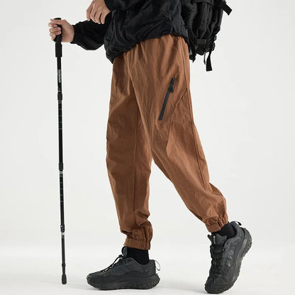 CHRLCK Men's Water-repellenHiking Pants Quick Drying Fashion Cargo Pants Breathable Trousers Fishing Camping Outdoor Sport Pants