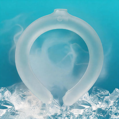 Summer Neck Cooling Ring Lasting Neck Wearable Gel Ice Pack Reusable Ice Cushion Portable Outdoor Sports Cooling Accessories