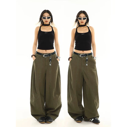 Vintage Baggy High Waist Jeans Women Y2K Wide Leg Oversized Harajuku Popular Fashion 2026 Summer Streetwear Jeans Pants