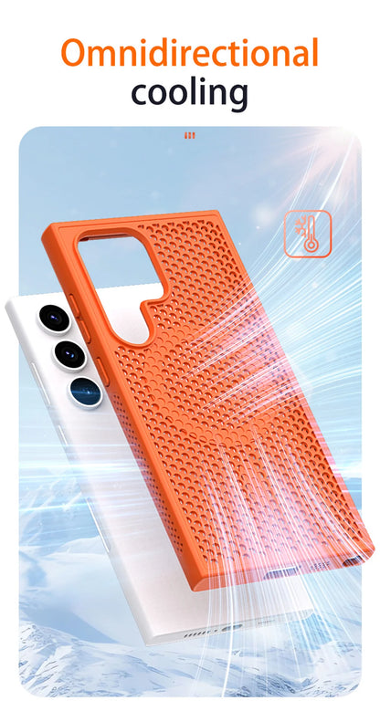Magnetic For Magsafe Heat Dissipation Phone Case For Samsung S26 S25 S24 S23 Ultra S22 Plus FE Luxury Shockproof Protector Cover