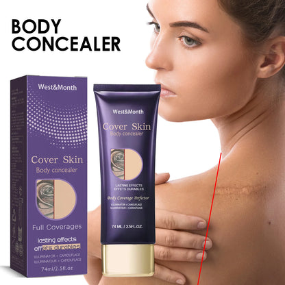 74ml Natural Tattoo Concealer Long Lasting Waterproof Tattoo Scars Cover Cream Body Coverage Makeup Foundation Cream For Women