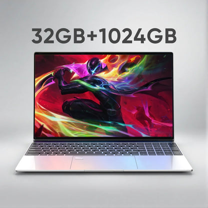 Ultra Slim Gaming Laptop - Intel Core i9 15.6 Inch, 32GB RAM, 2TB SSD, Windows 11