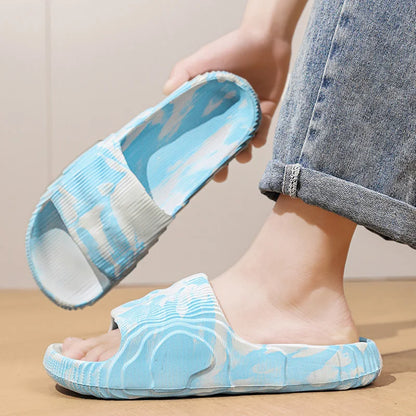 Boys Fashion Casual Sports platform Sandals 2024 Outdoor Non-slip Beach Slippers Men's Flip-flops Bathroom Sandals