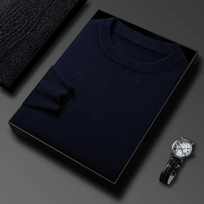 Men's Casual Sweater - Knitted Pullover With Diamond Pattern | Autumn Winter Wear