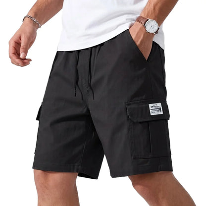 Summer Casual Bermuda Short Pants Sportwear Cargo Knee Pants Jogging Gym Man Multi-Pocket Short Work Pants Tactical Shorts Men