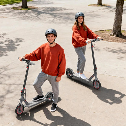 8.5inch Solid Tire Electric Scooter 10.5Ah 19mph Max Speed Smart APP Control 21miles Max Range Foldable E-Scooter for Adult