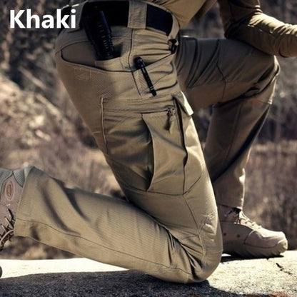 6XL Plus Size Men's Tactical Cargo Pants Outdoor Casual Sports Hiking Fishing Waterproof Multi-pocket Trousers