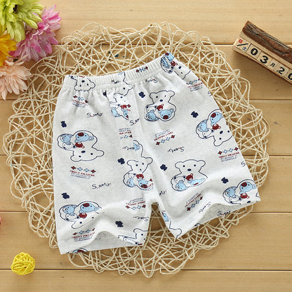 Kids Cotton Summer Shorts - Breathable Casual Beach Pants for Boys  Girls