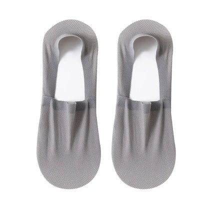 High Quality Summer Casual Socks Men Invisible Low Cut Sock Lot Breathable Silicone Non-slip Comfortable Soft Sokken