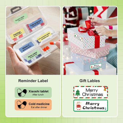 Marklife P15 Mini Thermal Printer Bluetooth Label Printer For Gift/Price/Tag/Sticker/Marking/ Home/Office/ School As D110/D30