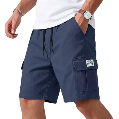 Summer Casual Bermuda Short Pants Sportwear Cargo Knee Pants Jogging Gym Man Multi-Pocket Short Work Pants Tactical Shorts Men