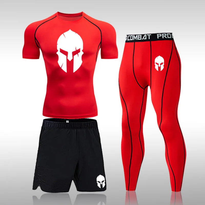 Men Sport Suits - Compression Workout Gear | Rashguard Shirts & MMA Fightwear