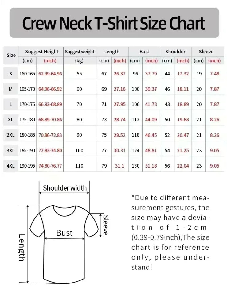 Men's Fashionable Casual T-shirt Versatile Round Neck Short Sleeved Comfortable and Breathable High Quality T-shirt for Daily