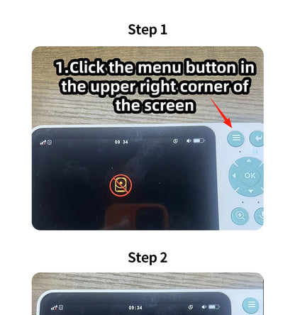 DANMINI 5 "tuya baby monitor 2K high definition WiFi remote mobile APP control up, down, left and right rotation gimbal camera